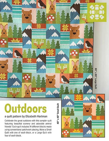 Outdoors Quilt Pattern - Elizabeth Hartman - EH 088