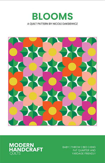 Blooms - Quilt Pattern - Modern Handcraft - MH 021