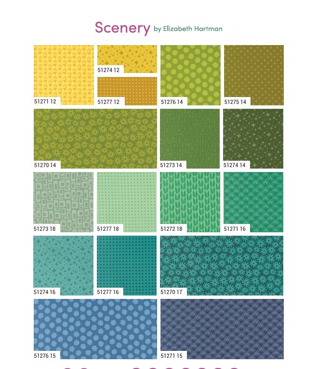 Scenery - Elizabeth Hartman - 42 Pieces - Charm Pack - 51270PP