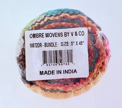 Ombre Wovens - V & Co - Moda - 16 Pieces - Dessert Roll - 10872DR