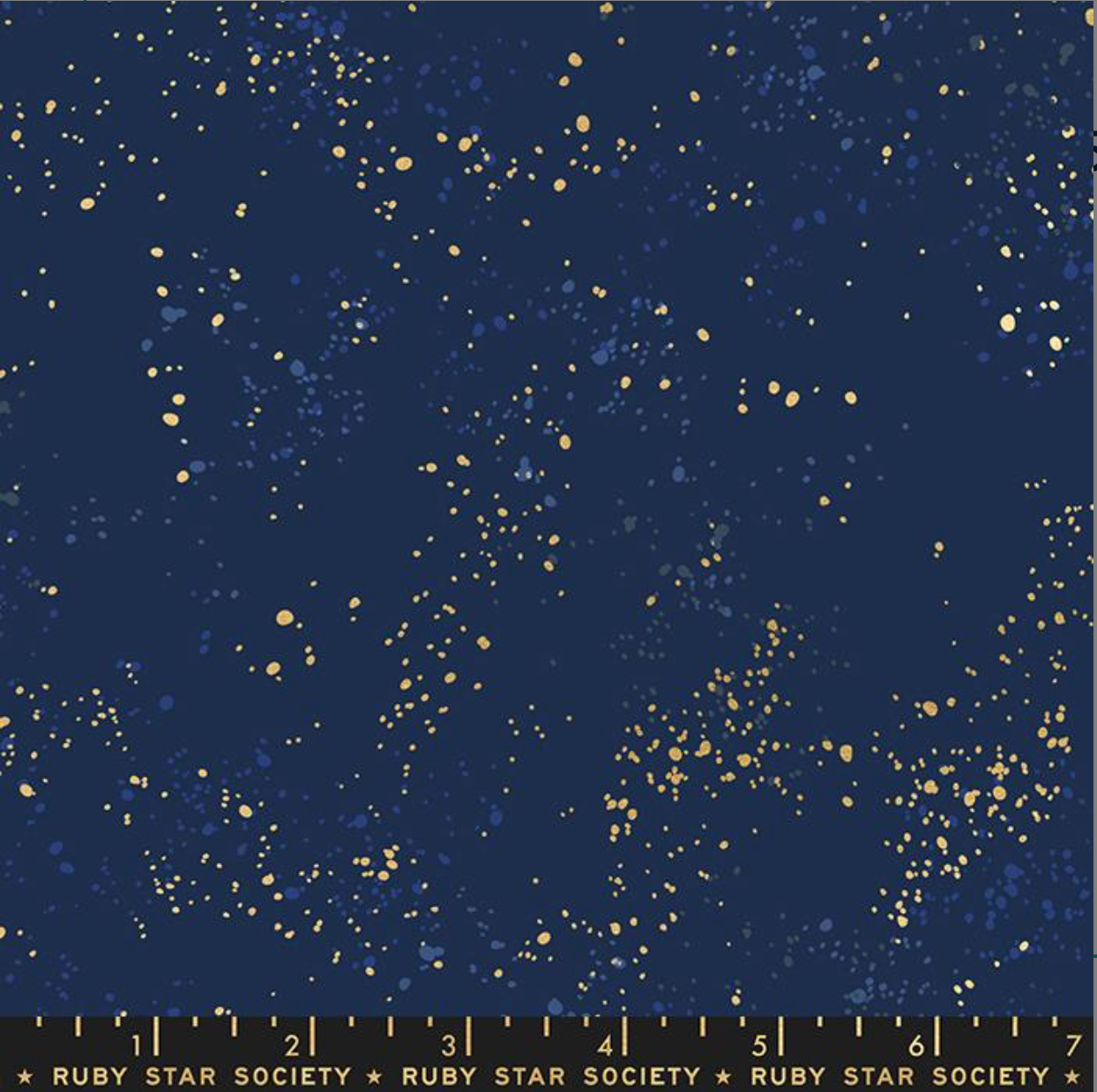 1/2 Yard - Speckled Metallic - Navy - Rashida Coleman Hale - Ruby Star Society - Fabric Yardage - RS5027 105M