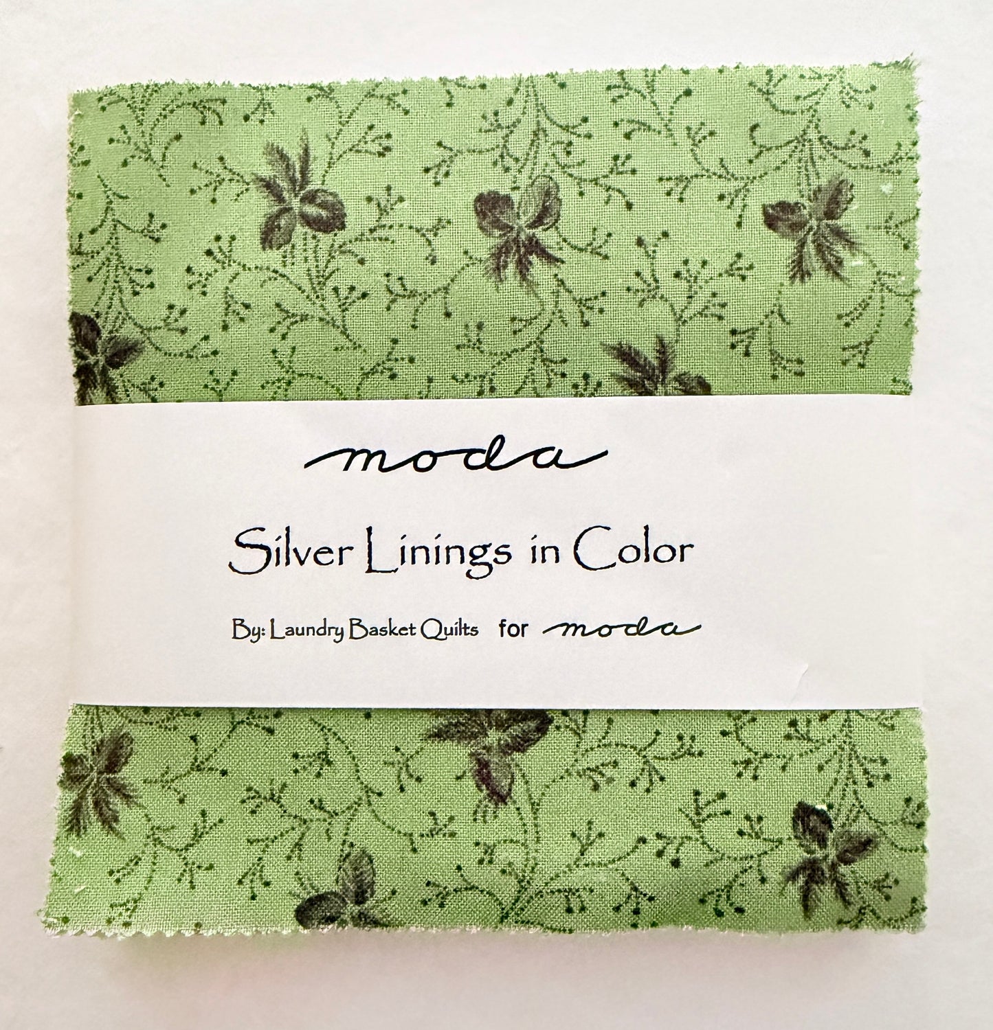 Silver Linings in Color - Laundry Basket Quilts  - Moda - 42 Pieces - Charm Pack - RARE