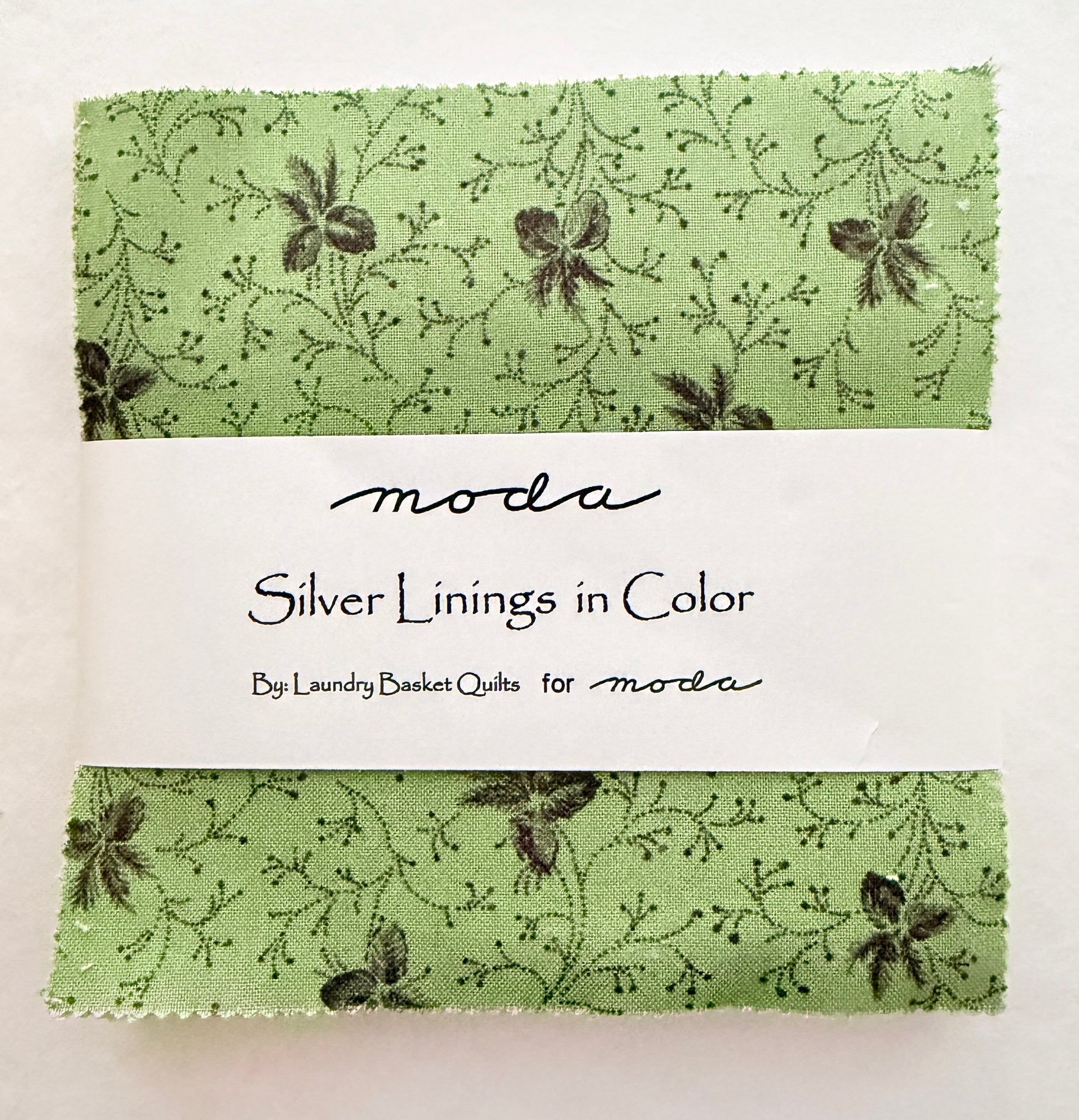 Silver Linings in Color - Laundry Basket Quilts  - Moda - 42 Pieces - Charm Pack - RARE
