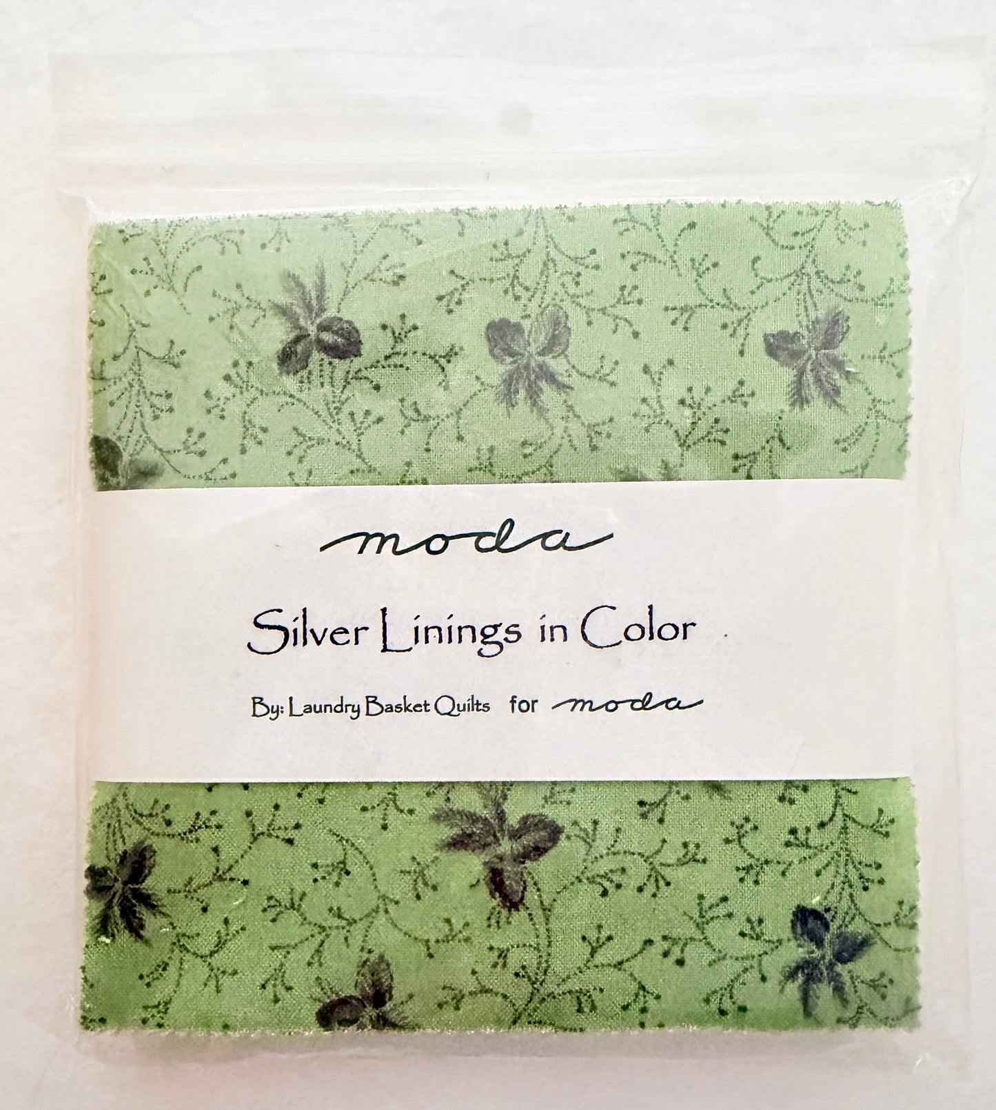 Silver Linings in Color - Laundry Basket Quilts  - Moda - 42 Pieces - Charm Pack - RARE