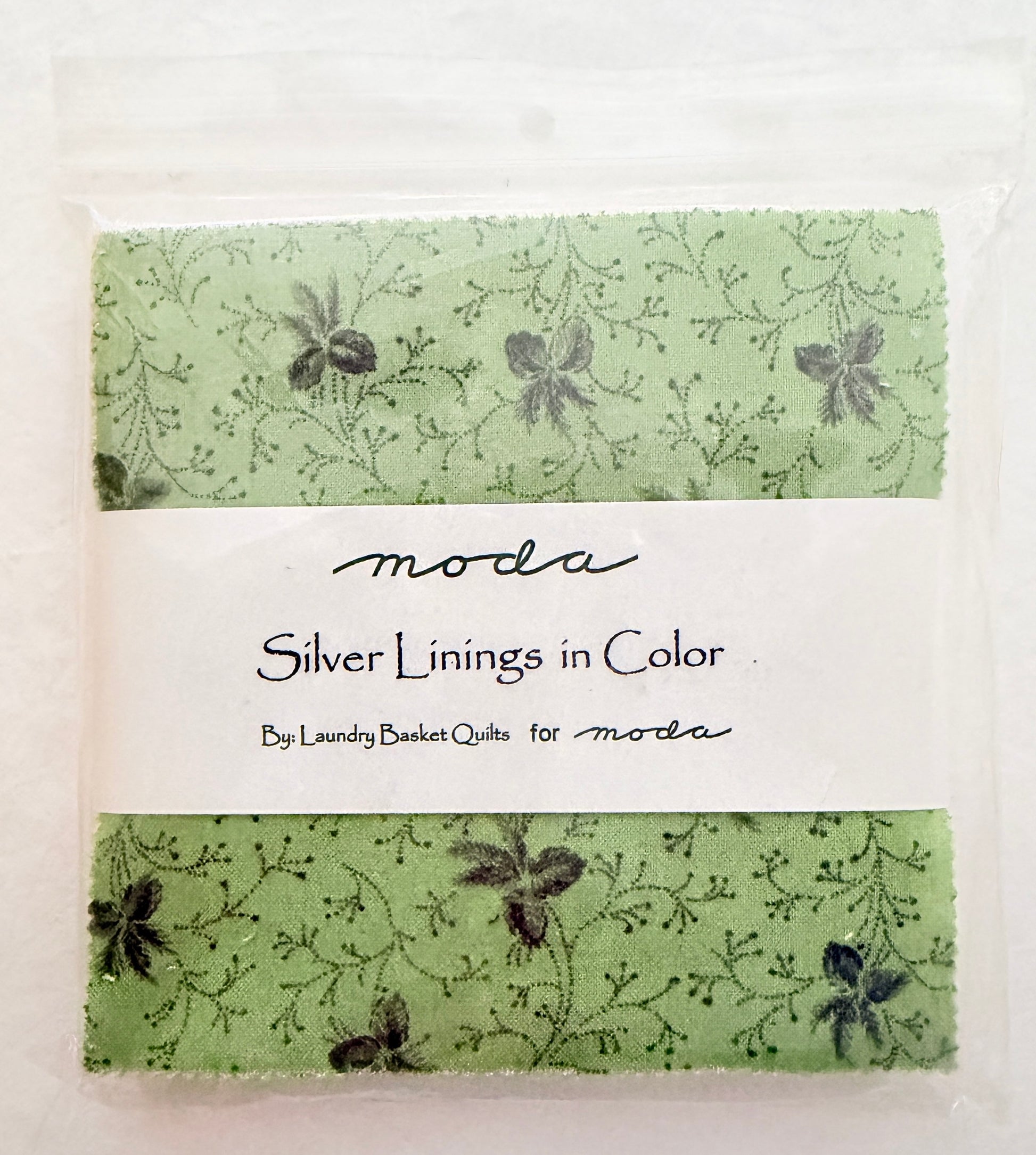 Silver Linings in Color - Laundry Basket Quilts  - Moda - 42 Pieces - Charm Pack - RARE