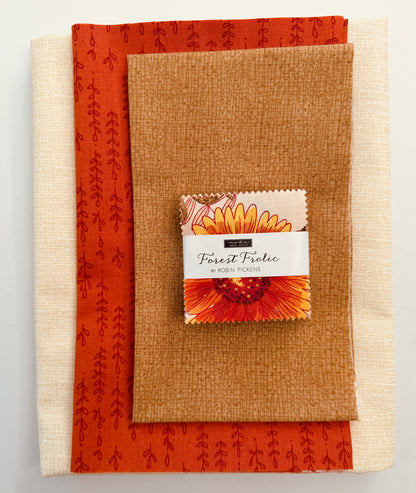 Traveling Leaves Quilt/Pillow Kit - Forest Frolic by Robin Pickens