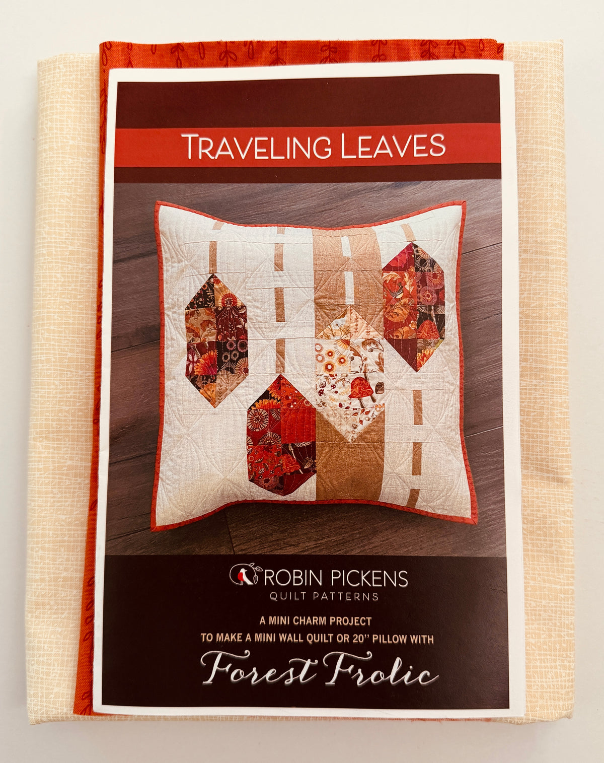 Traveling Leaves Quilt/Pillow Kit - Forest Frolic by Robin Pickens