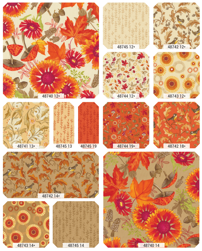 Forest Frolic - Robin Pickens - Moda - 30 Pieces - Fat Quarter Bundle - 48740AB