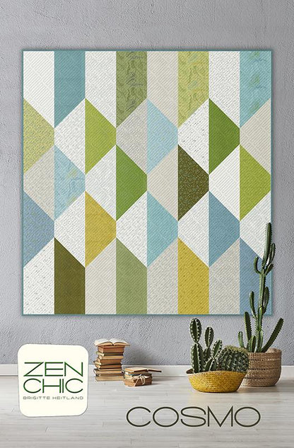 Cosmo Quilt Pattern - Zen Chic - Brigitte Heitland - Moda - ZC CMQP