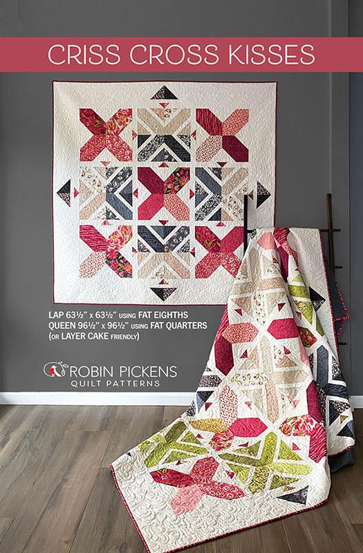 Criss Cross Kisses Quilt Pattern - Tulip Tango - Robin Pickens - Moda - RPQP CCK140