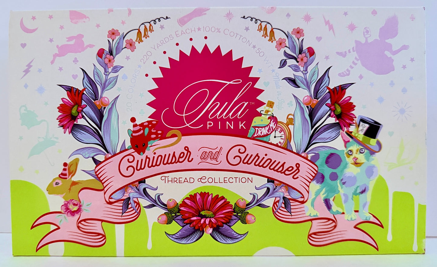 Curiouser and Curiouser Thread Kit - Tula Pink - Aurifil - TP50CC20