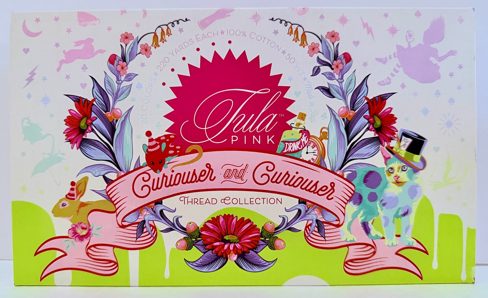Curiouser and Curiouser Thread Kit - Tula Pink - Aurifil - TP50CC20
