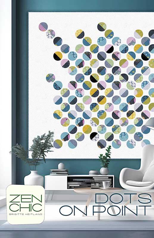 Dots on Point Quilt Pattern - Zen Chic - Brigitte Heitland - Moda - ZC DPQP