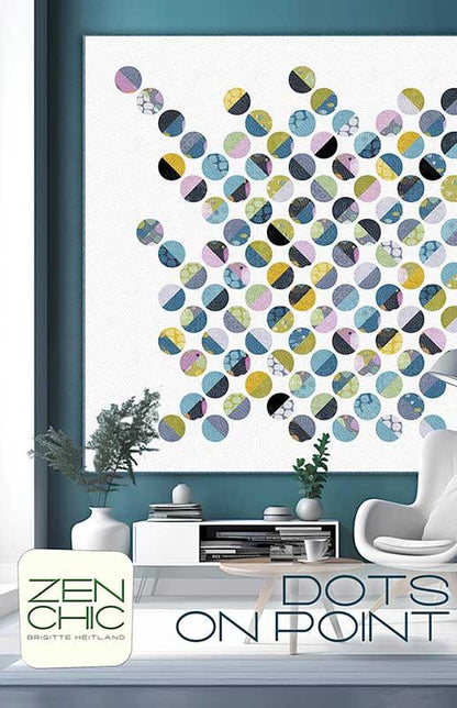 Dots on Point Quilt Pattern - Zen Chic - Brigitte Heitland - Moda - ZC DPQP