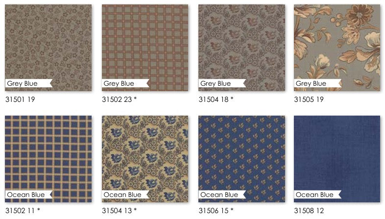 Eliza’s Indigo - Betsy Chutchian - Moda - 42 Pieces - Charm Pack - 31500PP - RARE