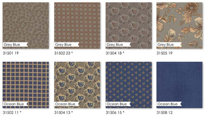 Eliza’s Indigo - Betsy Chutchian - Moda - 42 Pieces - Charm Pack - 31500PP - RARE
