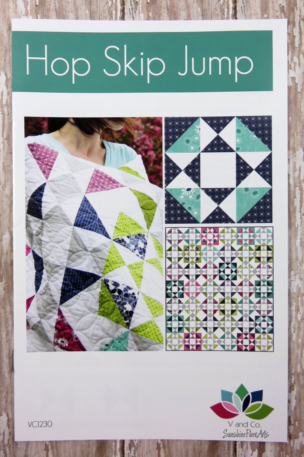 SALE!! Hop Skip Jump Quilt Pattern - Moda- V and Co. - Vanessa Christenson - VC 1230