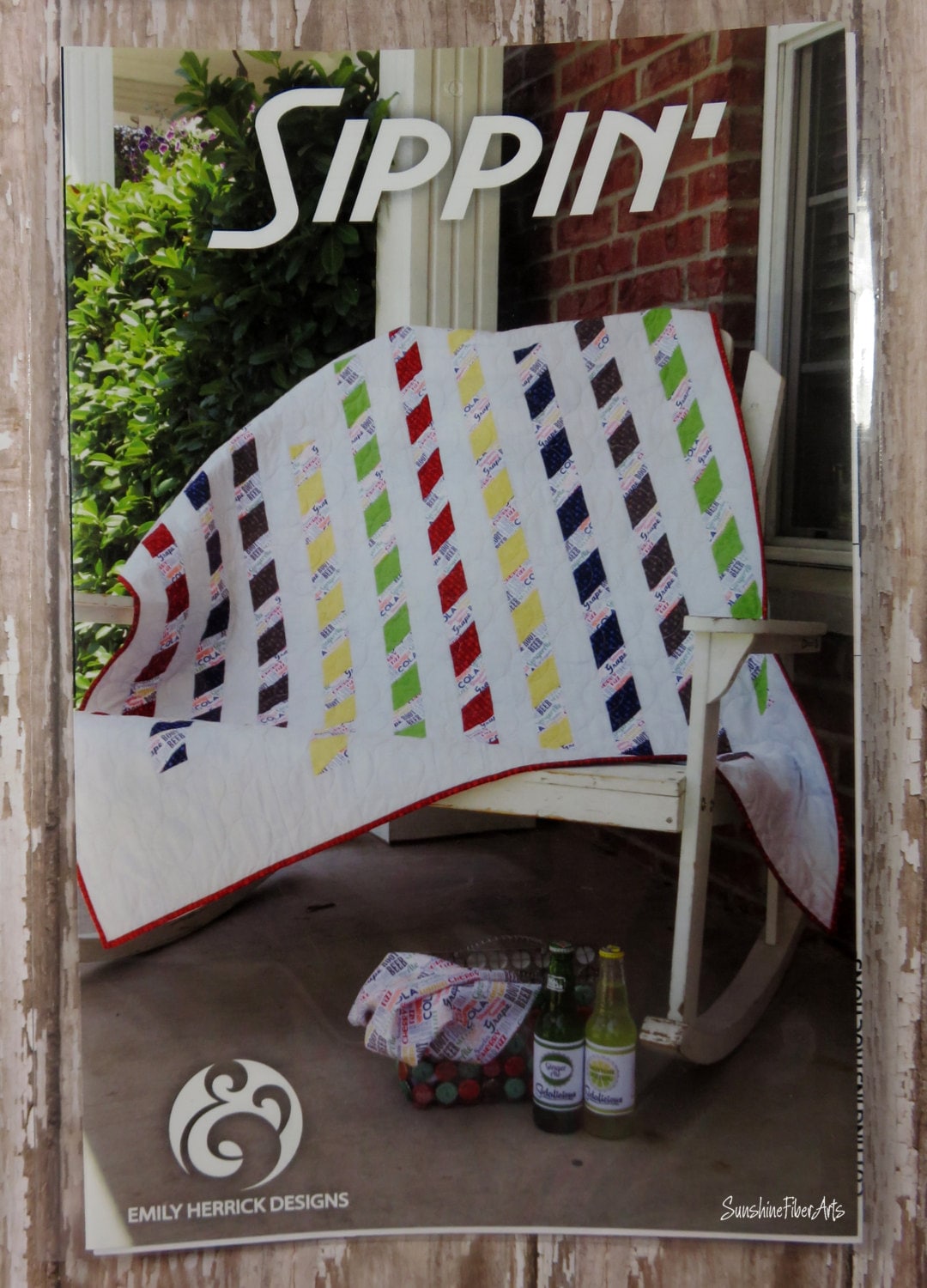 SALE!! Sippin' Quilt Pattern - Moda - Emily Herrick Designs - EHD111