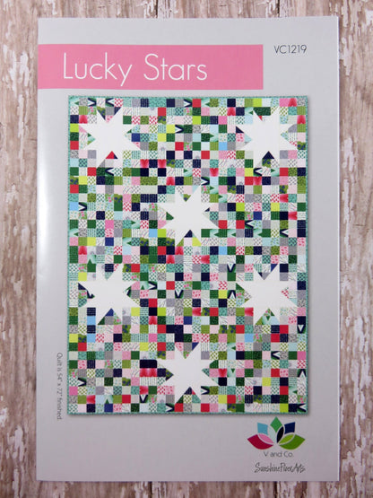 SALE!! Lucky Stars Quilt Pattern - Moda- V and Co. - Vanessa Christenson - VC 1219