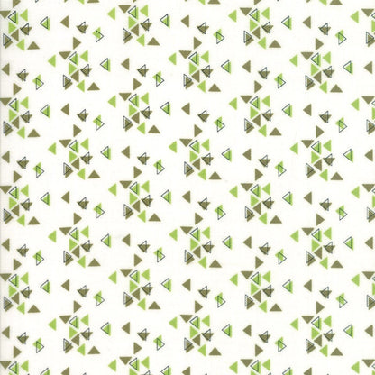 SALE!! 1/2 Yard - Spectrum Ombre - Triangles - Avocado Paper - V and Co - Vanessa Christenson - Moda Fabrics - Fabric Yardage - 10862-22