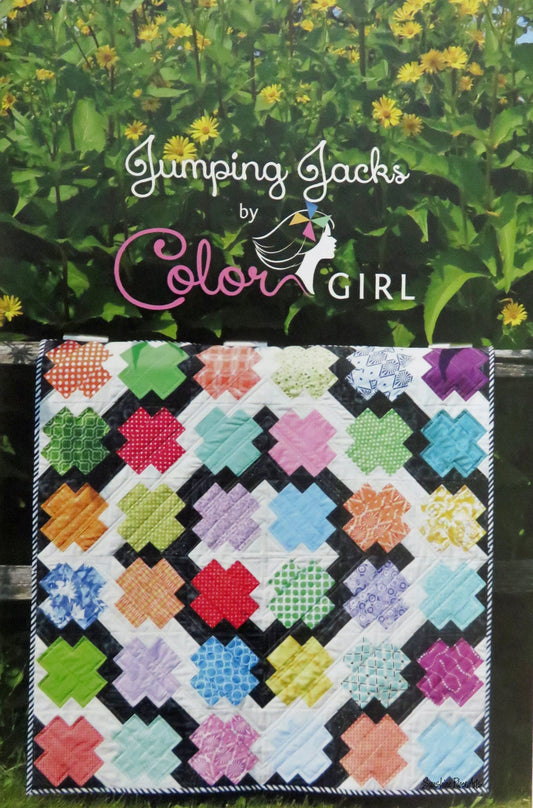 SALE!! Jumping Jacks Quilt Pattern - Color Girl Quilts - Sharon McConnell - CG1501