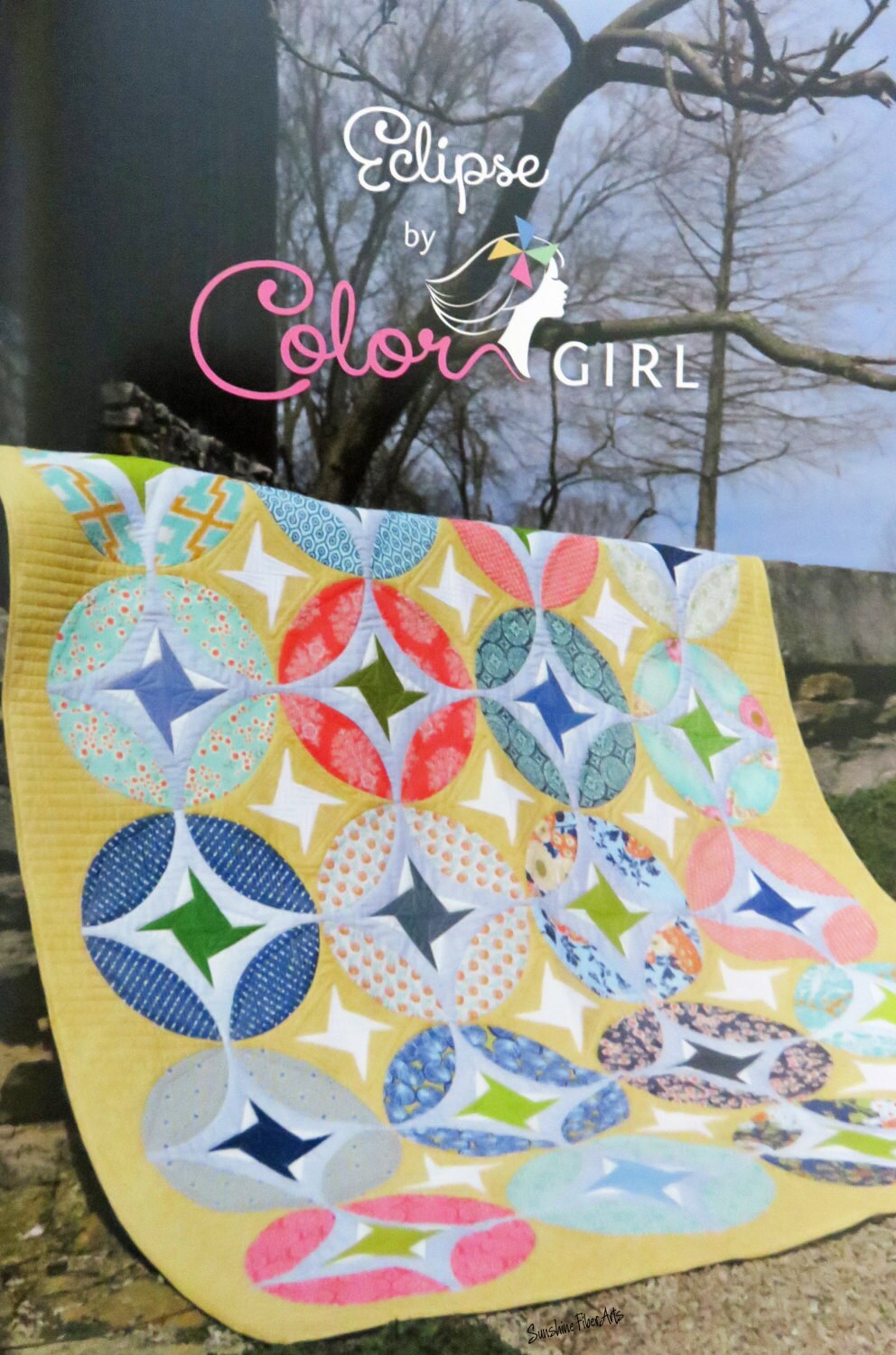 SALE!! Eclipse Quilt Pattern - Color Girl Quilts - Sharon McConnell - CG1502