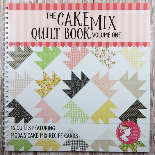 The Cake Mix Quilt Book - Volume One - It's Sew Emma - Moda Cake Mix Recipe Cards - ISE 920