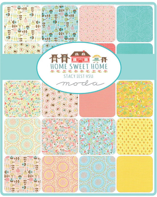 SALE!! Home Sweet Home - Stacy Iest Hsu - Moda - 40 Strips - Jelly Roll - 20570JR