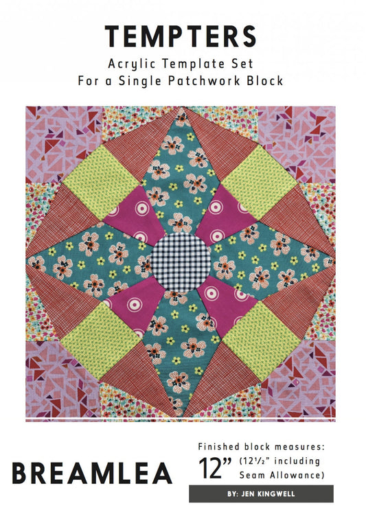 Breamlea - Tempter Templates - Jen Kingwell - Acrylic Templates - JKD 5491