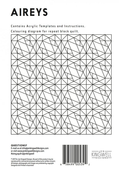Aireys - Tempter Templates - Jen Kingwell - Acrylic Templates - JKD 5392