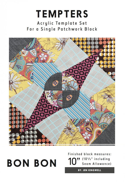 Bon Bon - Tempter Templates - Jen Kingwell - Acrylic Templates - JKD 5408