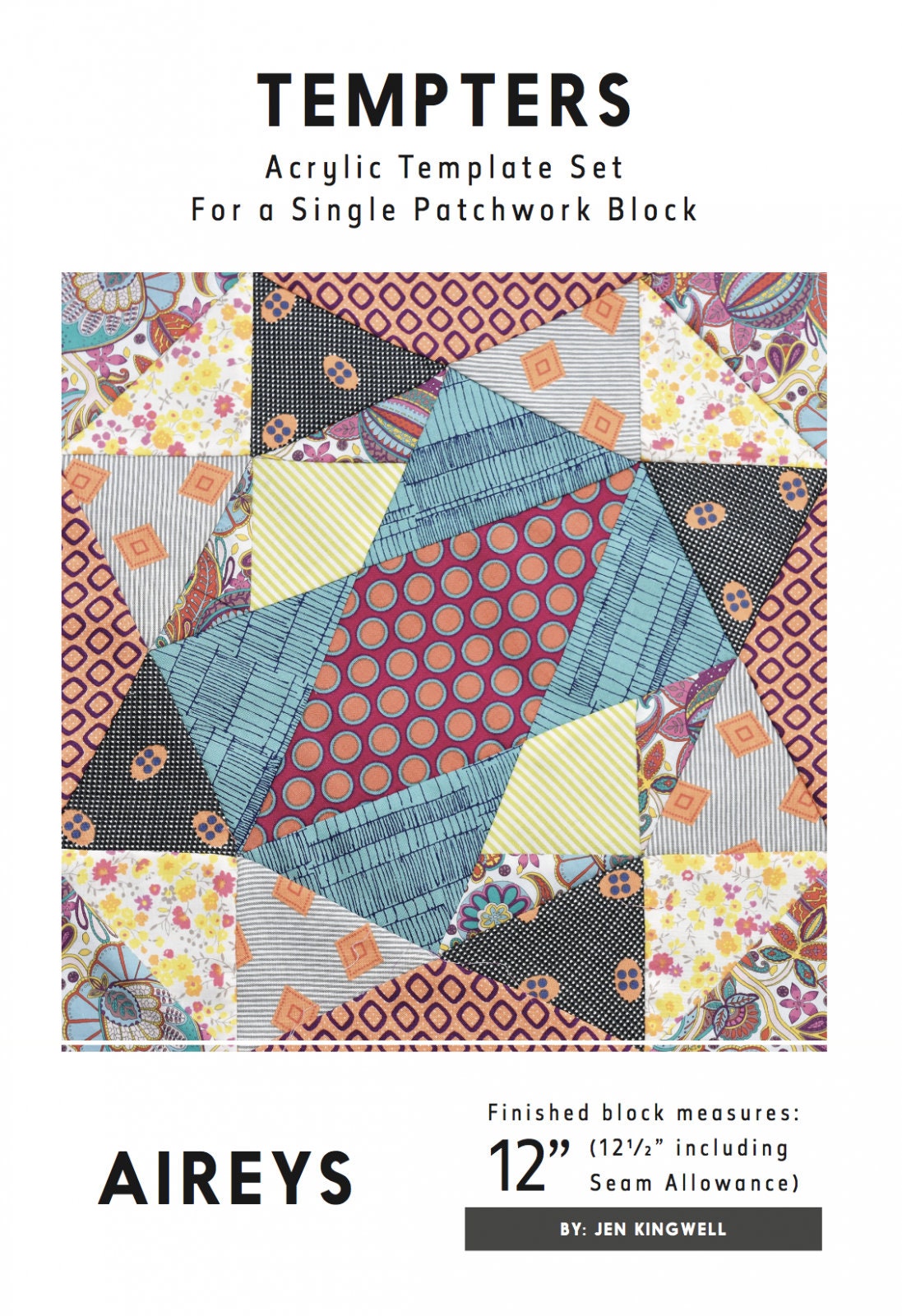Aireys - Tempter Templates - Jen Kingwell - Acrylic Templates - JKD 5392