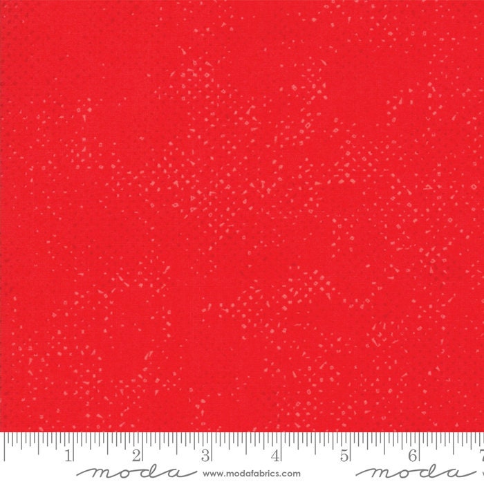 1/2 Yard - Spotted - Red - Zen Chic - Moda - Fabric Yardage - 1660 28