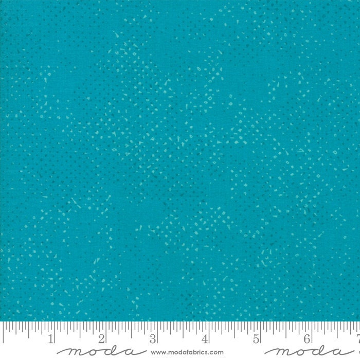 1/2 Yard - Spotted - Turquoise - Zen Chic - Moda - Fabric Yardage - 1660 44