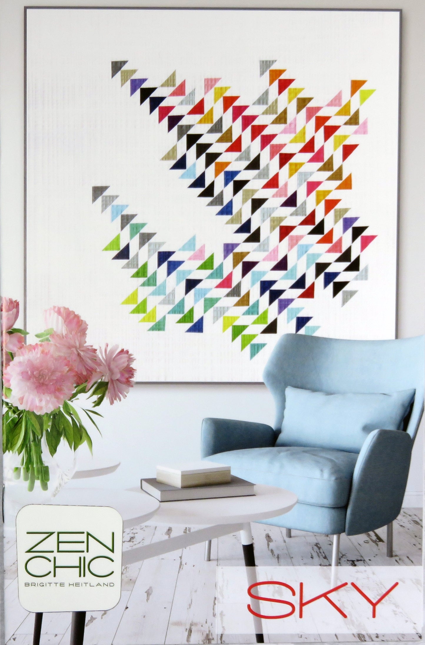 Sky Quilt Pattern - Zen Chic - Brigitte Heitland - Moda - ZC SKQP