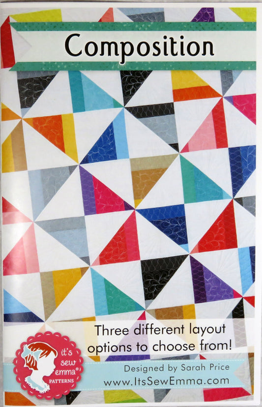 SALE!! Composition Quilt Pattern - It's Sew Emma - Sarah Price - ISE 206