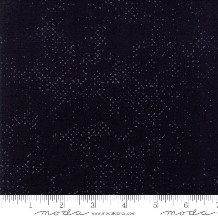 1/2 Yard - Spotted - Black - Zen Chic - Moda - Fabric Yardage - 1660 56