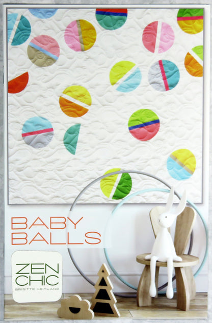 SALE!! Baby Balls Quilt Pattern - Zen Chic - Brigitte Heitland - Moda - ZC BBQP