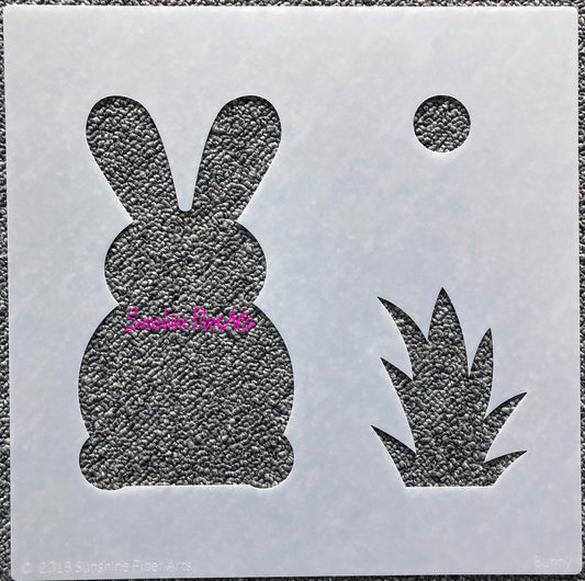 Stencil - Bunny - Sunshine Fiber Arts - SFA1000