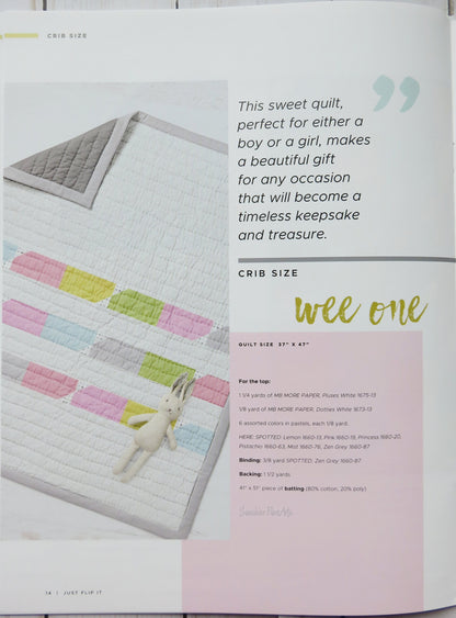 SALE!! Basic Series - Just Flip It - Quilt Pattern - Zen Chic - Brigitte Heitland - Moda - ZC FIQP - 5 Quilts