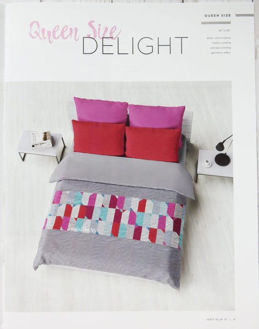 SALE!! Basic Series - Just Flip It - Quilt Pattern - Zen Chic - Brigitte Heitland - Moda - ZC FIQP - 5 Quilts