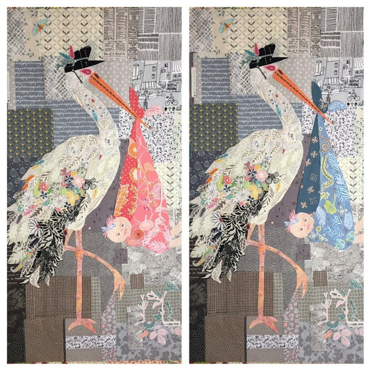 SALE!! Special Delivery Collage Quilt Pattern - Laura Heine - Fiberworks - LHFW SD 8397