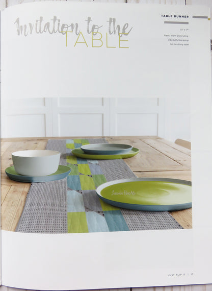 SALE!! Basic Series - Just Flip It - Quilt Pattern - Zen Chic - Brigitte Heitland - Moda - ZC FIQP - 5 Quilts