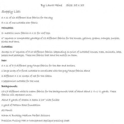 Peppermint Collage Quilt Pattern - Laura Heine - Fiberworks - LHFW 9055