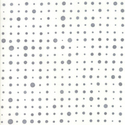 SALE!! 1/2 Yard - Modern Background More Paper - Dotties - White - Zen Chic - Brigitte Heitland - Moda - Fabric Yardage - 1673 13