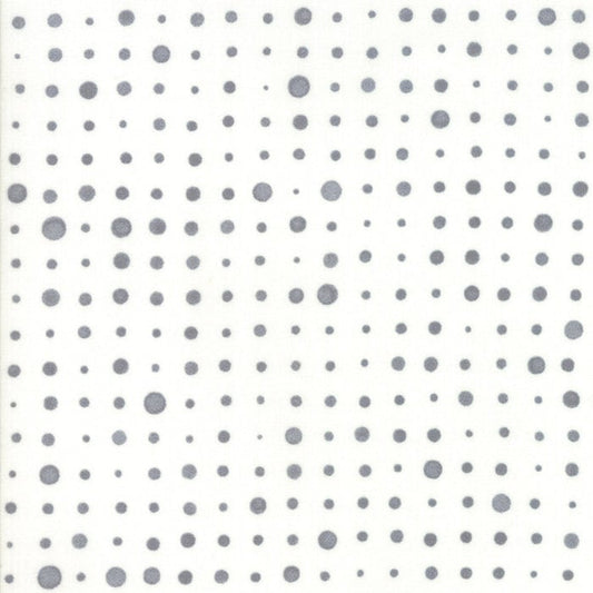 SALE!! 1/2 Yard - Modern Background More Paper - Dotties - White - Zen Chic - Brigitte Heitland - Moda - Fabric Yardage - 1673 13