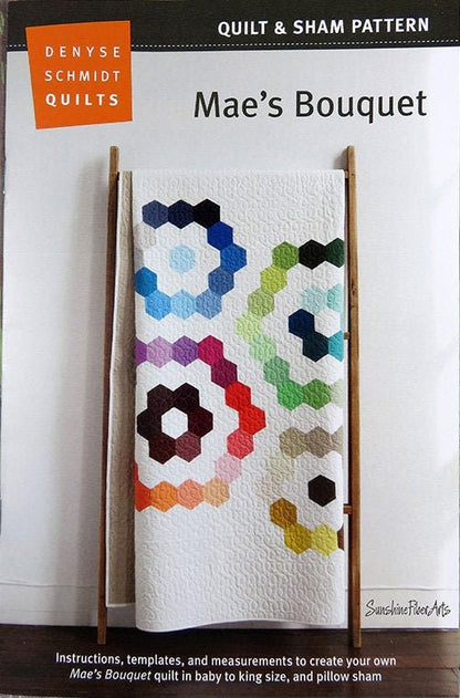 SALE!! Mae's Bouquet Quilt and Sham Pattern - Denyse Schmidt - Denyse Schmidt Quilts - DSQ 017