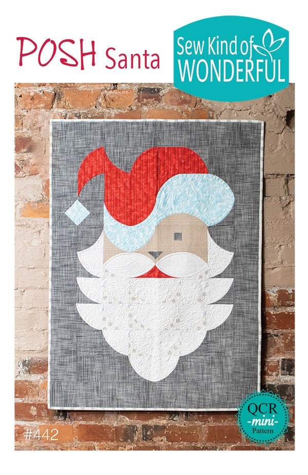 Posh Santa Quilt Pattern - Sew Kind of Wonderful - SKW 442