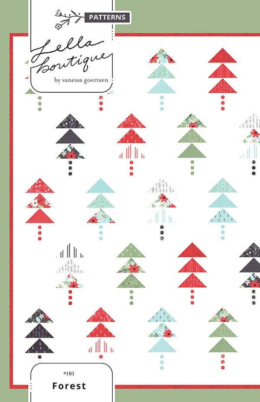 Forest Quilt Pattern - Little Tree - Lella Boutique - Moda - LB 181