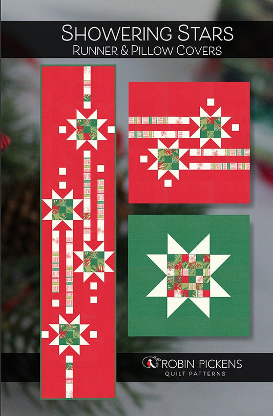 Showering Stars Runner and Pillow Covers Quilt Pattern - Splendid - Robin Pickens - Moda - RPQP SSR120